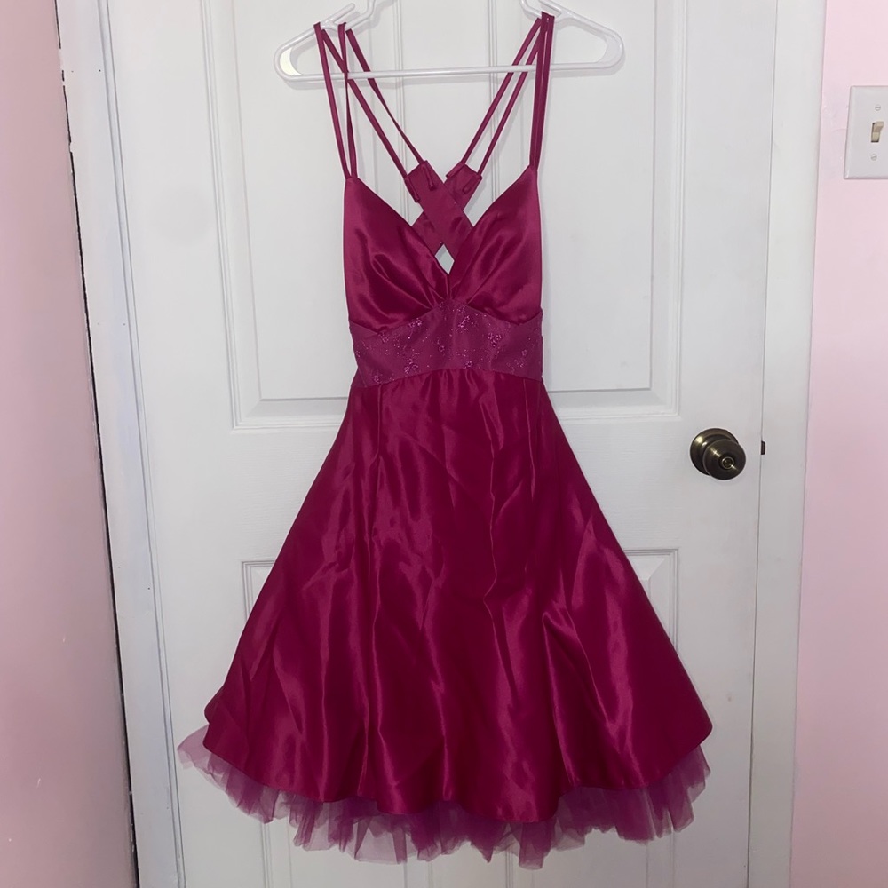 Vintage Jessica McClintock Pink Homecoming Party Dress